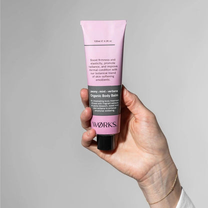 Wørks - Peony Body Balm Tube 120ml - The Flower Crate