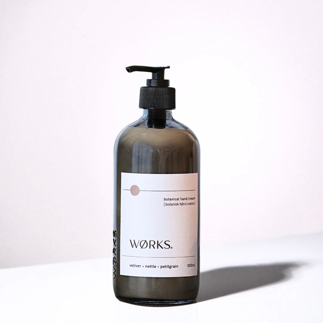 Works - Vetiver Hand Cream 500ml - The Flower Crate