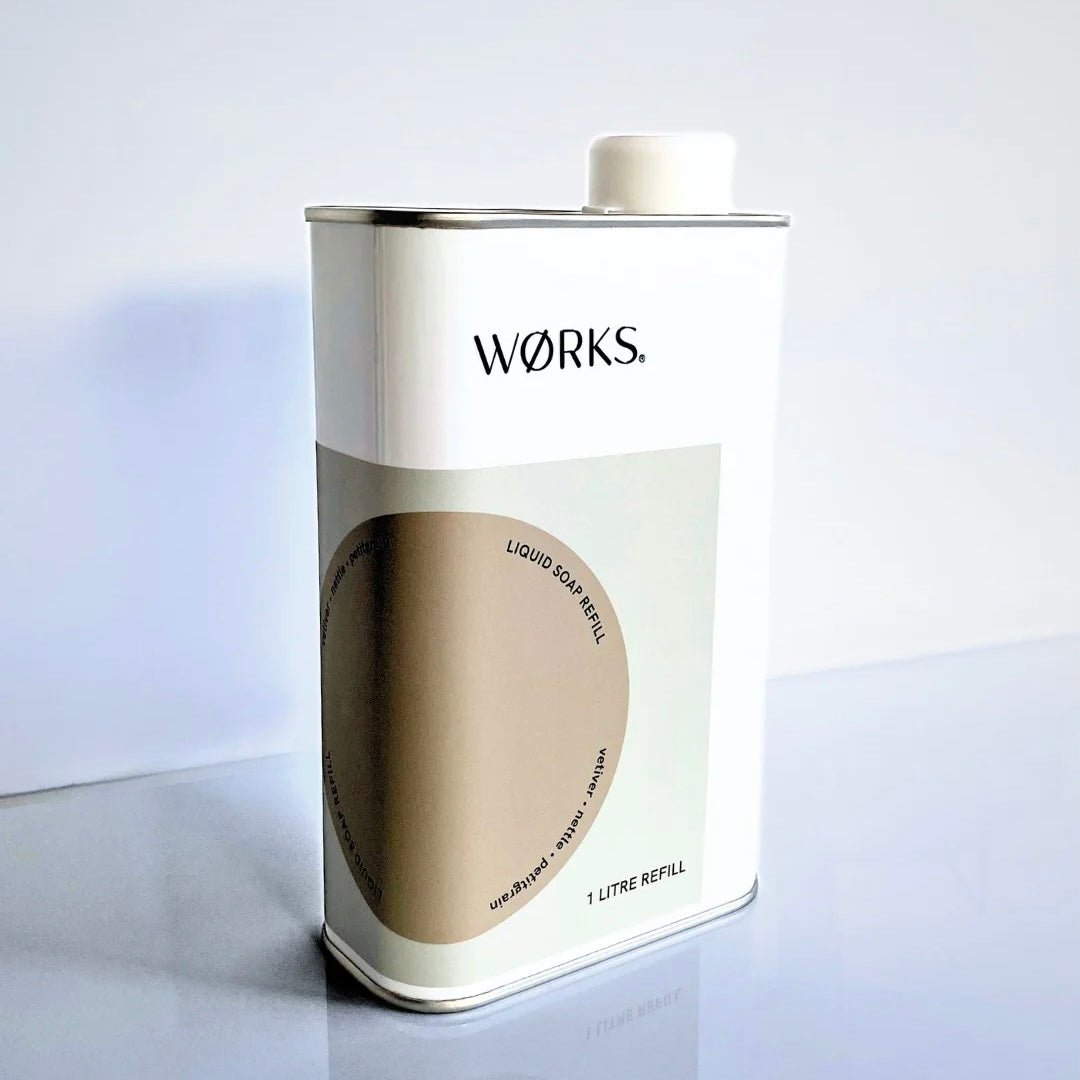 Wørks - Vetiver Hand Soap Refill 1L - The Flower Crate