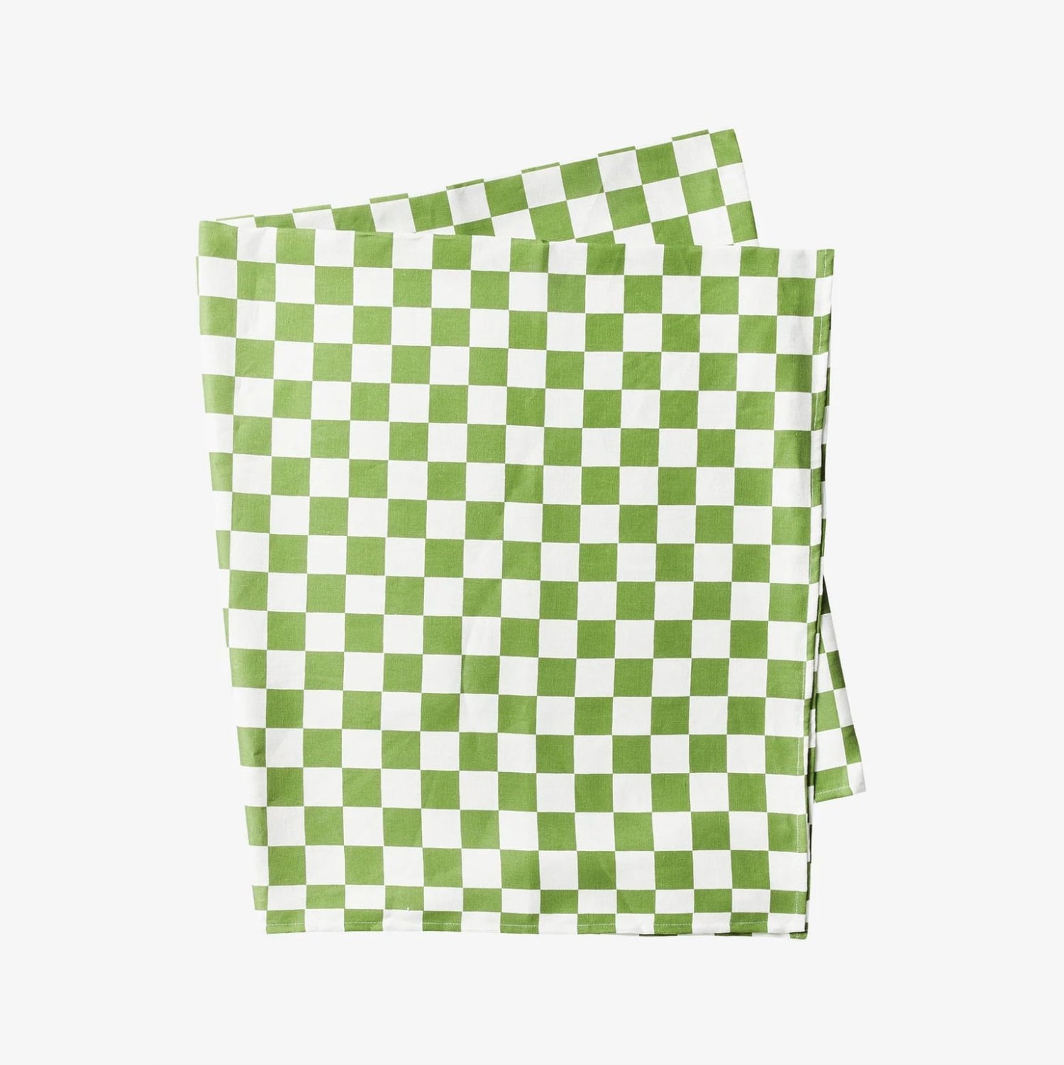 Bonnie and Neil - Tablecloth Small Checkers, Thyme - The Flower Crate