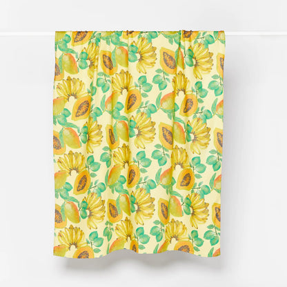 Bonnie &amp; Neil Fruit Salad Yellow Tablecloth - The Flower Crate