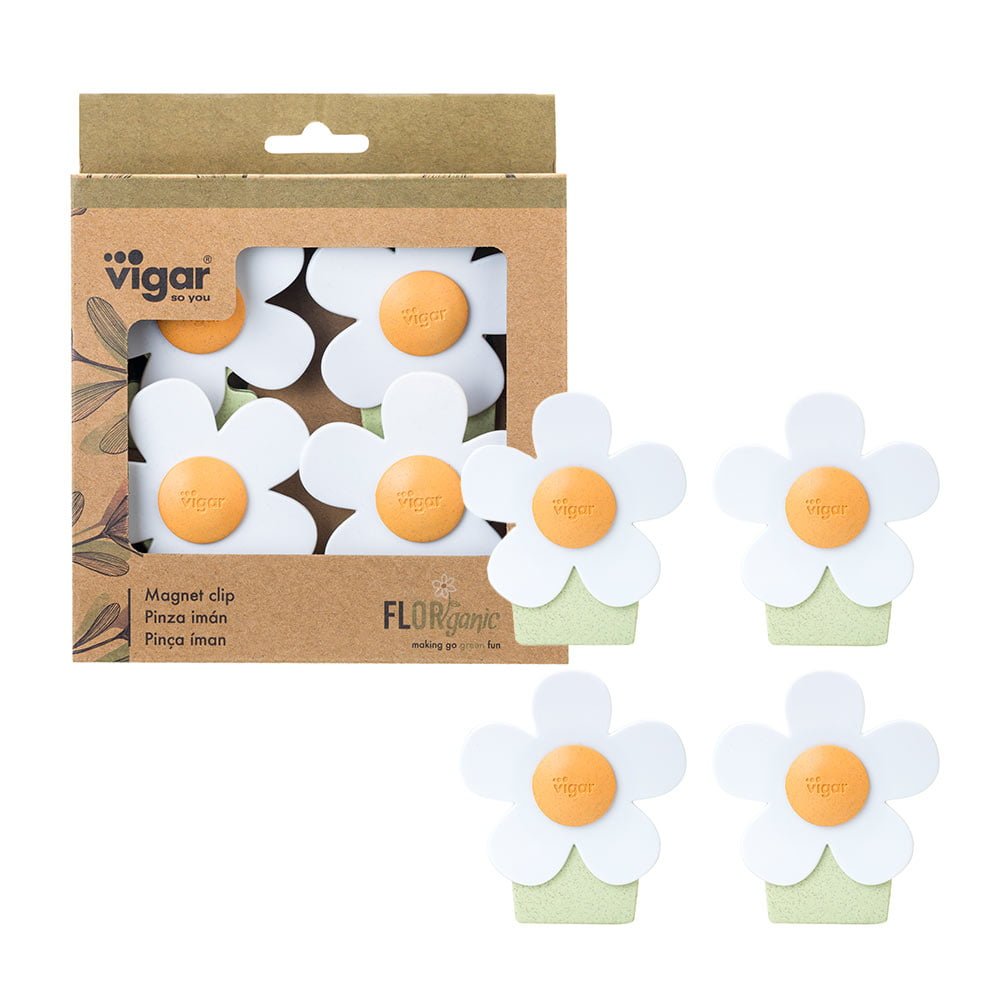 Florganic Magnet Clip 4 Pc - The Flower Crate