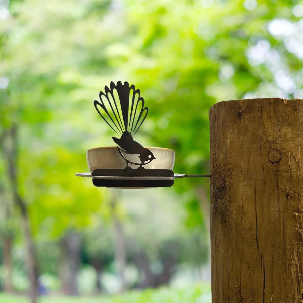 Metalbird - Pīwakawaka Bowl Bird Feeder - The Flower Crate