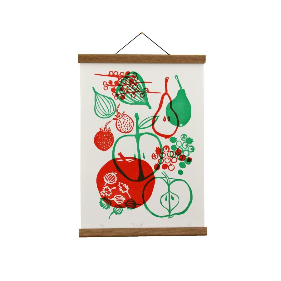 Oak Poster Hanger - The Flower Crate