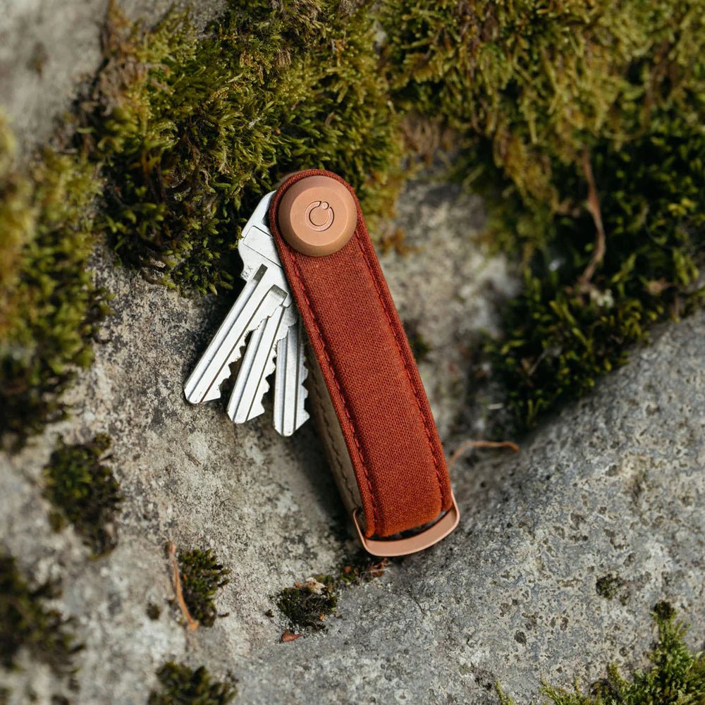 Orbitkey Waxed Canvas Key Organiser - The Flower Crate