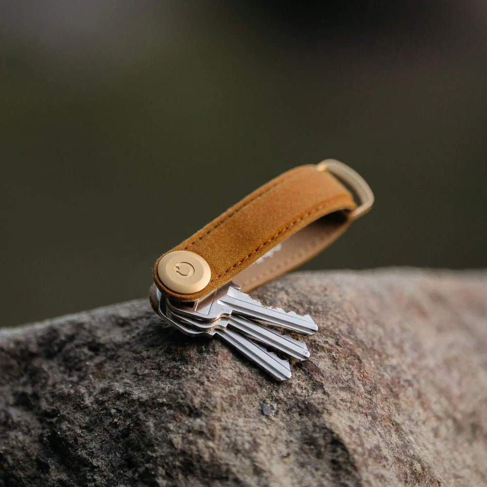 Orbitkey Waxed Canvas Key Organiser - The Flower Crate