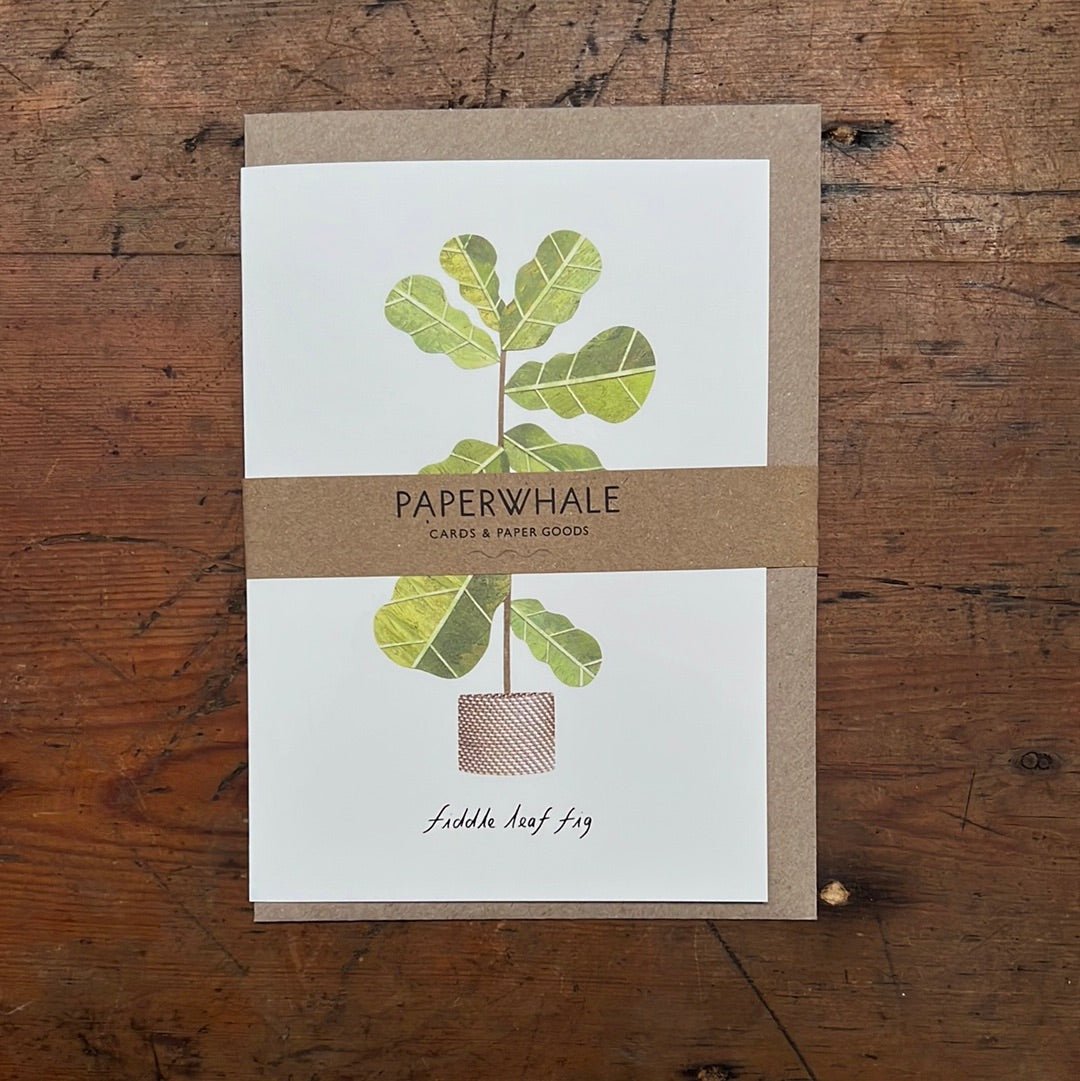 Paper Whale - Plant Gift Card - The Flower Crate