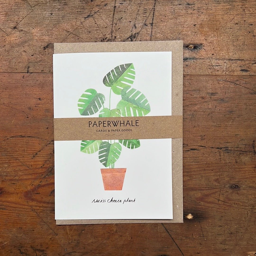 Paper Whale - Plant Gift Card - The Flower Crate