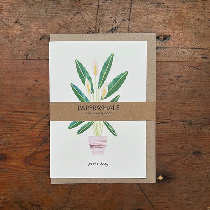 Paper Whale - Plant Gift Card - The Flower Crate