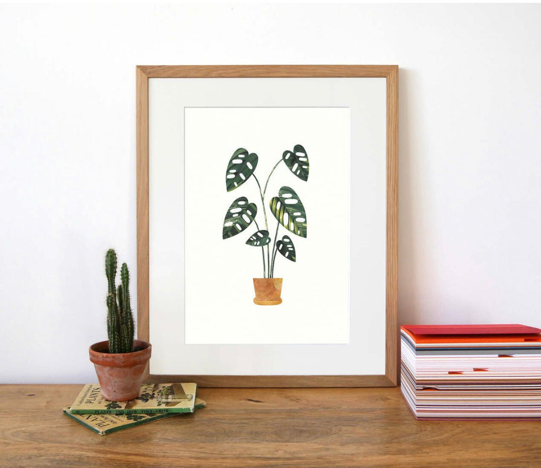 Paper Whale Plant Print - The Flower Crate