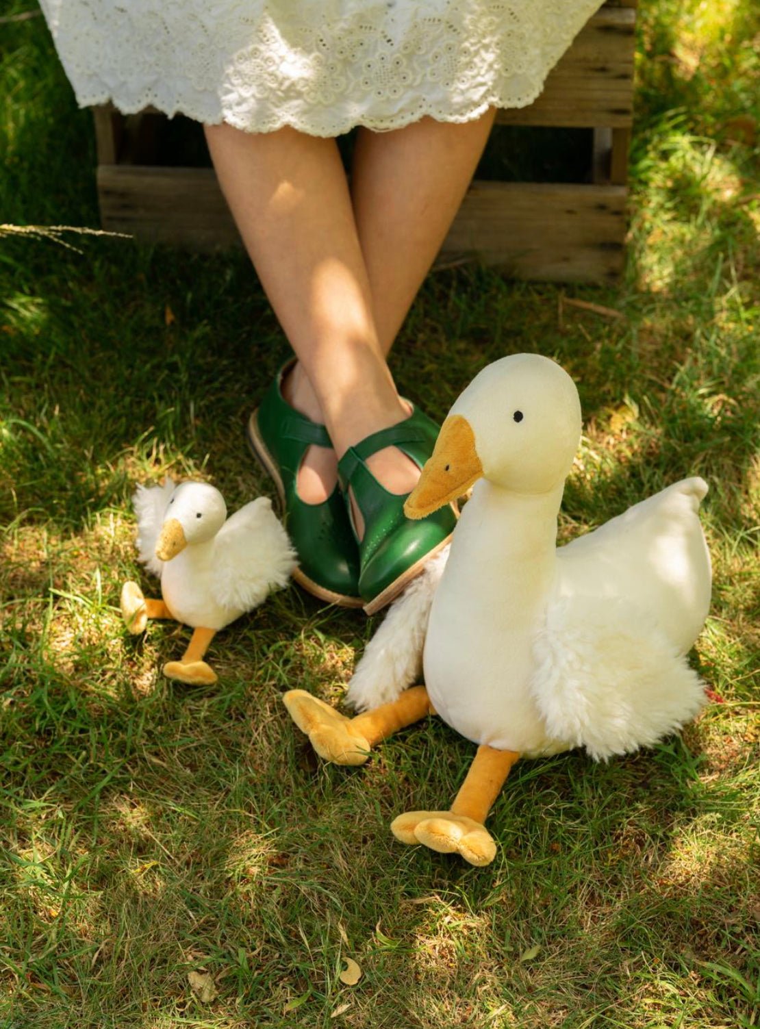 Snowy the Goose Rattle - The Flower Crate