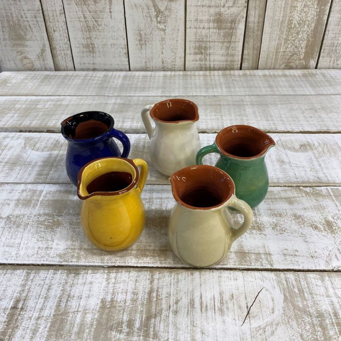 Spanish Terracotta Small Round Jug - The Flower Crate