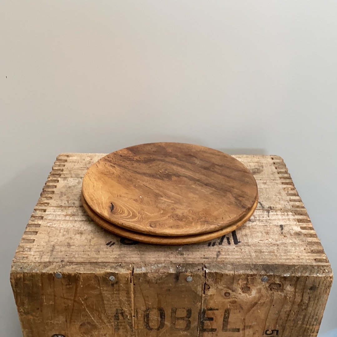 Teak Plates - The Flower Crate